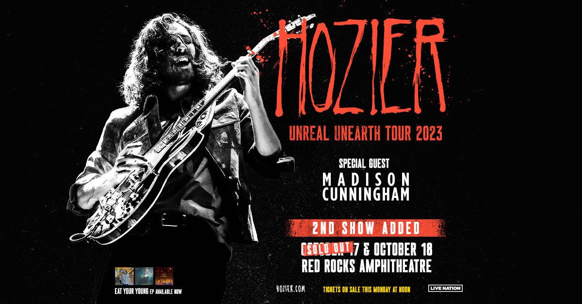 Hozier &#8211; Unreal Unearth Tour 2023