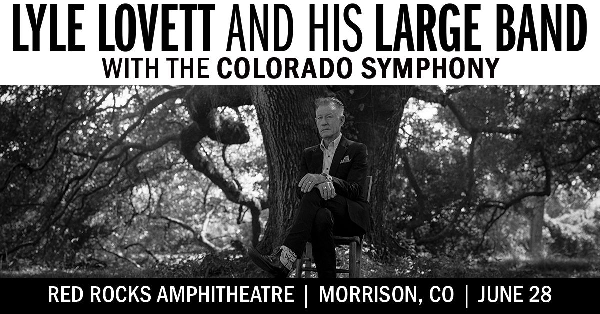 Lyle Lovett and his large band