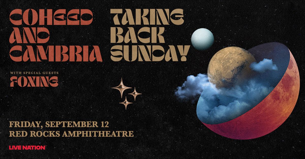 Coheed and Cambria with Taking Back Sunday